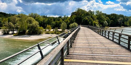 Ein Fitnessprogramm entlang der Isar