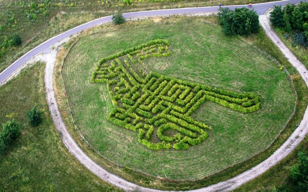 Irrgarten - Urpferdchen, Foto: Gabi Damnig, Lizenz: Interessen und Foerderverein Geiseltalsee e.V.