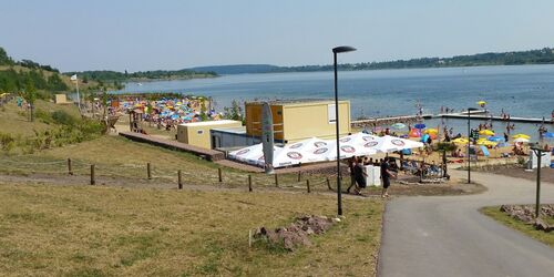 Strandbad Stoebnitz, Foto: Andreas Foertsch, Lizenz: GeiseltalSee Tourismus e.V.