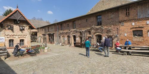 Innenhof des gasthof Moritz, Foto: TMB-Fotoarchiv/Steffen Lehmann