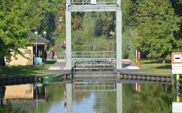 Sportbootschleuse Brandenburg, Foto: WSA Brandenburg