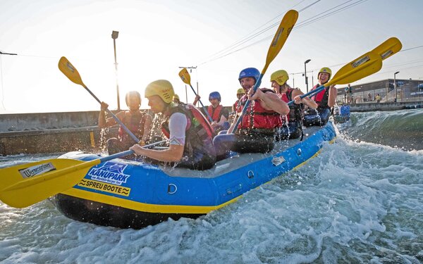 Wildwasser-Rafting, Foto: Kanupark Markkleeberg