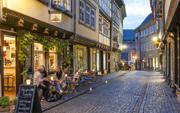 Krämerbrücke mit Fachwerkhäusern, Foto: Gregor Lengler, Lizenz: Thüringer Tourismus GmbH