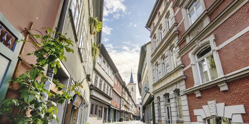 Krämerbrücke in Erfurt, Foto: Jonas Listl, Lizenz: Thüringer Tourismus GmbH