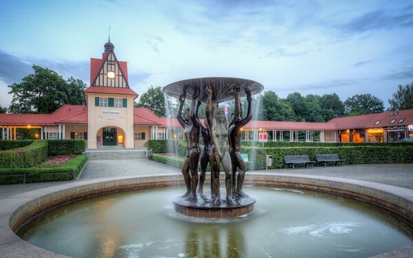 Historischer Bahnhof Bad Saarow, Foto: Florian Läufer, Lizenz: Seenland Oder-Spree