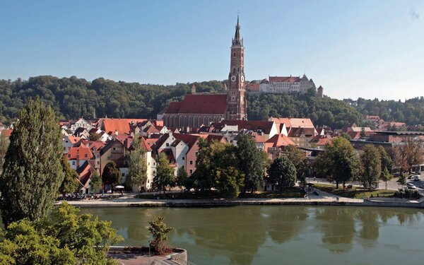 Burg Trausnitz und Kirche St. Martin in Landshut, Foto: Verkehrsverein Landshut e.V.