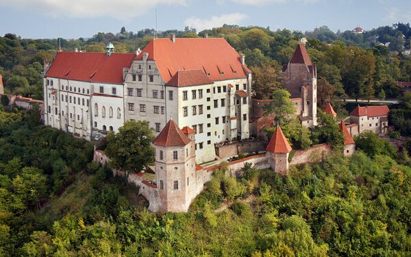 Burg Trausnitz von oben, Foto: Verkehrsverein Landshut e.V.