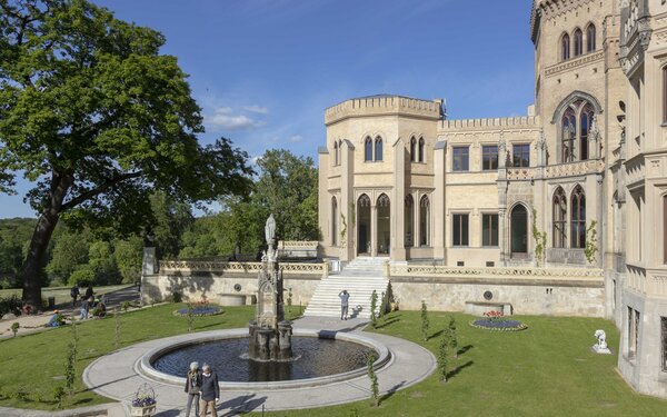 Schloss Babelsberg in Potsdam, Foto: André Stiebitz, Lizenz: PMSG/ SPSG