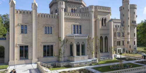 Schloss Babelsberg in Potsdam, Foto: André Stiebitz, Lizenz: PMSG/ SPSG