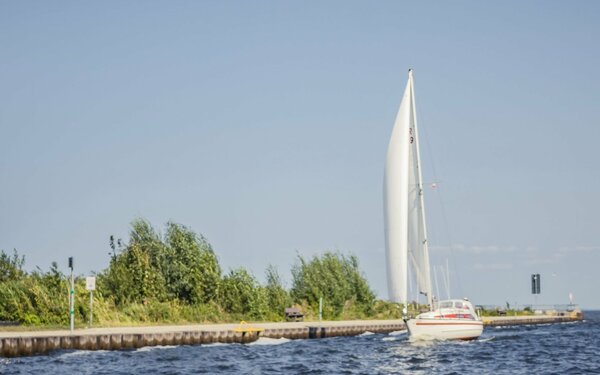 Haffbad Seebad Ueckermünde- Ueckerkopf - Mündung der Uecker ins Stettiner Haff TVV/ Philipp Schulz