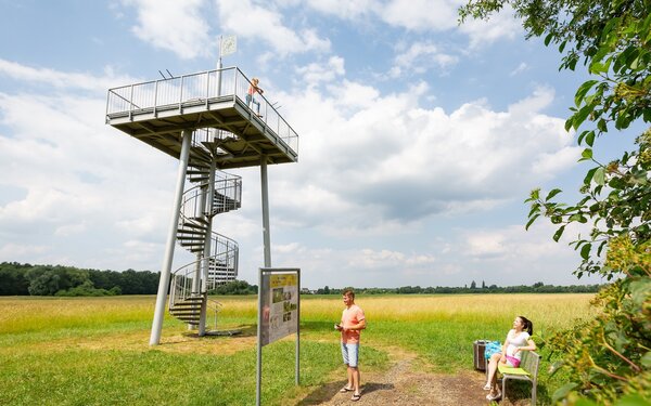 Aussichtsturm am Salzweg, Foto: Florian Läufer, Lizenz: Seenland Oder-Spree