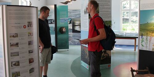 In der Ausstellung des Biosphaerenreservats Südost-Rügen, Foto: Stefan Woidig