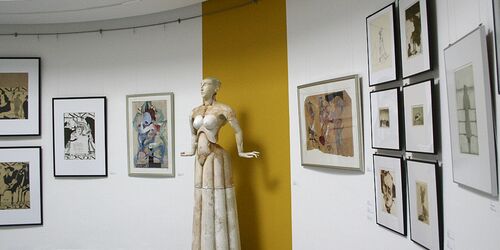 Blick in die Ausstellung, Foto: Paul-Wunderlich-Stiftung