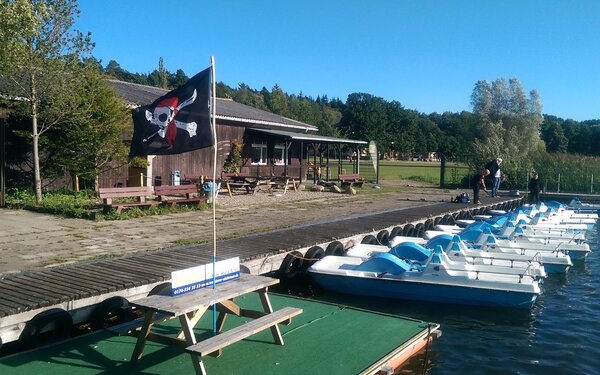 Wanderer-Bootsverleih am Inselsee in Güstrow