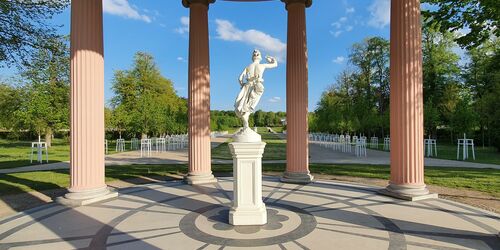 Hebetempel im Schlossgarten Neustrelitz, Foto: Stadt Neustrelitz/ Anne Dziallas