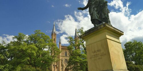 Die Schlosskirche im Schlosspark Neustrelitz, Foto: Stadt Neustrelitz/ Roman Vitt