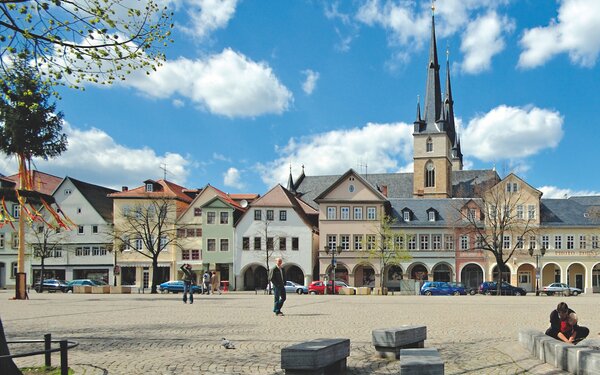 Stadtansicht Saalfeld, Foto: Michael Miltzow