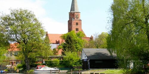 Blick auf den Dom zu Brandenburg an der Havel, Foto: TMB-Fotoarchiv/Silber