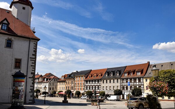 Marktplatz Schmoelln, Foto: TVAL Mariana Graichen