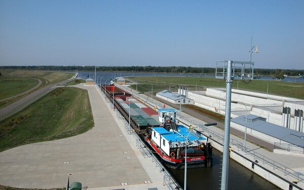 Sparschleuse, Foto: Landeshauptstadt Magdeburg