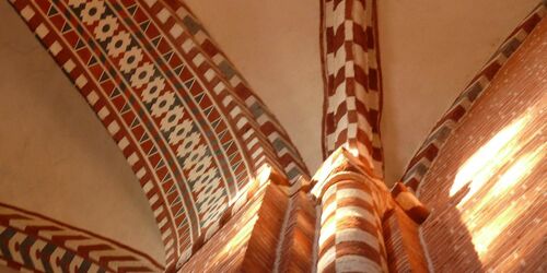 Gewölbebogen in der Klosterkirche, Foto: Eva Kunzmann Evangelische Zisterziensererben, Lizenz: Eva Kunzmann Evangelische Zisterziensererben