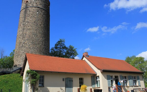 Chocolaterie mit Burgturm Bad Belzig, Foto: Bansen/Wittig