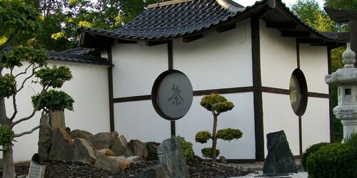Japanisches Teehaus, Foto: Mario Kurzweg