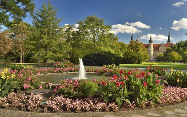 Schlossgarten Merseburg, Foto: Wolfgang Kubak