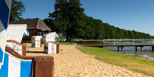 Strandkörbe im Jahnbad, Foto: Steffen Lehmann, Lizenz: TMB Tourismus-Marketing Brandenburg GmbH