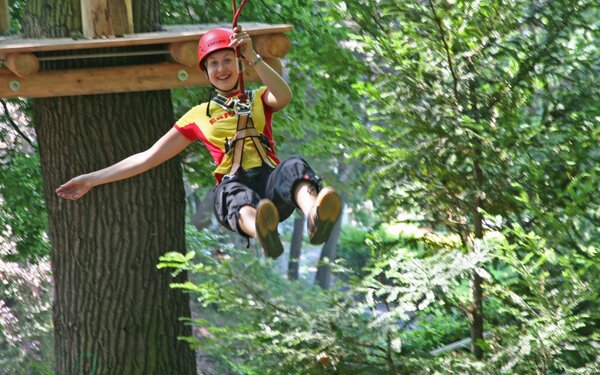 Waldseilpark, Foto: Waldseilpark Dresden-Bühlau