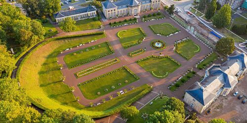 Gotha Herzogliche Orangerie Luftaufnahme, Foto: Stefan Nink CMR, Lizenz: Thüringer Tourismus GmbH