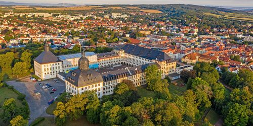 Schloss Friedenstein Luftaufnahme, Foto: Stefan Nink CMR, Lizenz: Thüringer Tourismus GmbH
