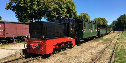 Zug auf der Museumsbahn in Mesendorf., Foto: Ronald Meissner, Lizenz: Ronald Meissner