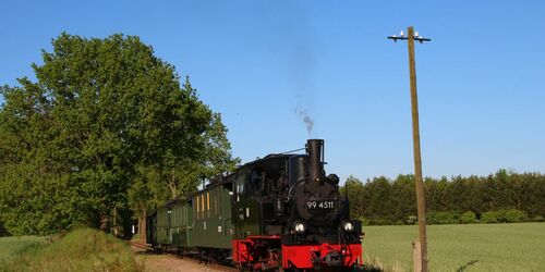 Zu besonderen Anlässen sind auf der Museumsbahn Dampfzüge unterwegs., Foto: Ronald Meissner, Lizenz: Ronald Meissner