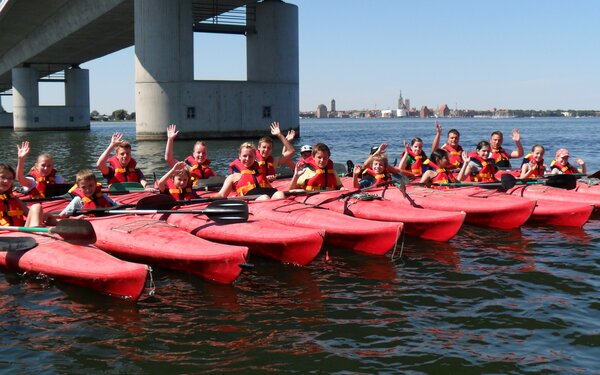 Kajak-Kurs auf dem Strelasund  Wassersportzentrum Sail & Surf Rügen