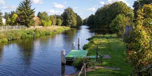 Blick von der Schleuse Leesenbrück, Marienwerder, Foto: ScottyScout