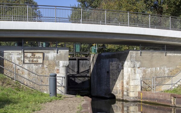 Schleuse Grafenbrück in Marienwerder, Foto: ScottyScout