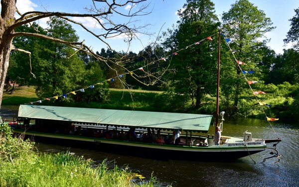 Treidelkahn auf dem Friedrich-Wilhelm-Kanal, Foto: Horst Berghäuser