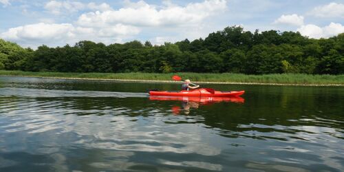 Auf dem Oberpfuhlsee , Foto: Jan Hoffmann, Lizenz: TMB Tourismus-Marketing Brandenburg GmbH