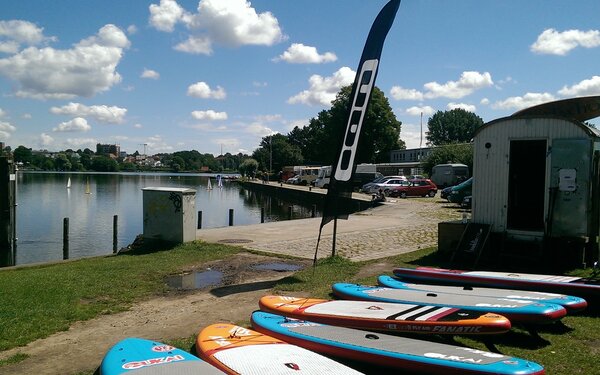 SUP-Station Wakenitz, Foto: Surf-Center Luebeck