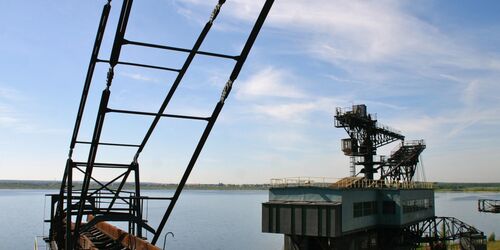 Blick vom Gemini, Foto: Ferropolis