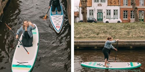 Stand-Up-Paddling - Grachten und Treenenschifffahrt, Foto: Förde Fräulein
