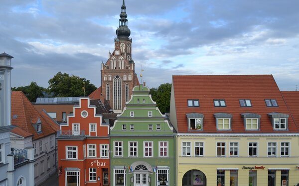 Blick zum Dom Greifswald, Foto: Greifswald Marketing GmbH