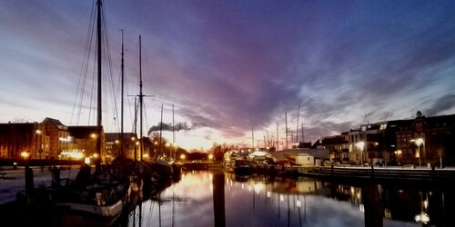 Museumshafen Greifswald im Winter TVV/Bock