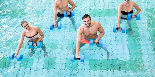 AquaFitness in der Fläming-Therme Luckenwalde, Foto: Fläming-Therme Luckenwalde