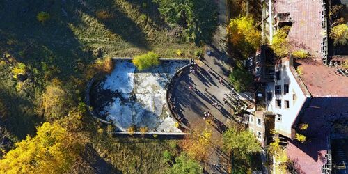 Baum&Zeit Baumkronenpfad - das Wasserbecken der Chirurgie, Foto: Baum&Zeit Baumkronenpfad