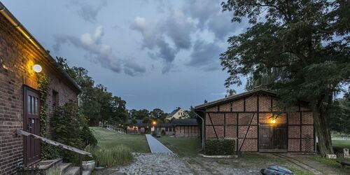 Museumsdorf Baruther Gashütte - Abendstimmung, Foto: Michel Klehn