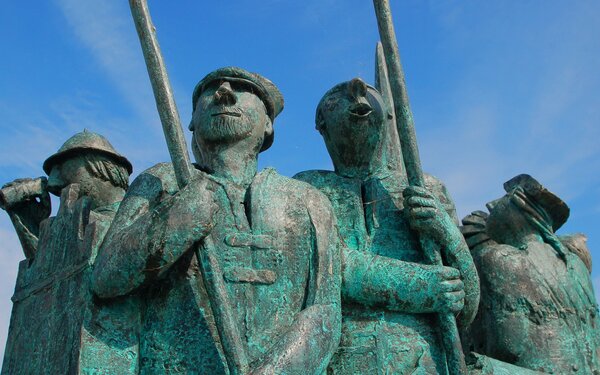 Skulptur "Zeitreise", Foto: Nölte, Lizenz: terra press Berlin