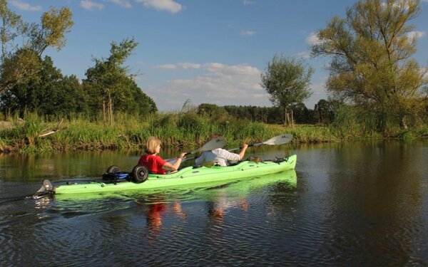 Paddler auf der Märkischen Umfahrt, Foto: TMB-Fotoarchiv/Regina Zibell