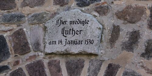 Luther predigte am 14. Januar 1530 in Bad Belzig, Foto: Bansen/Wittig